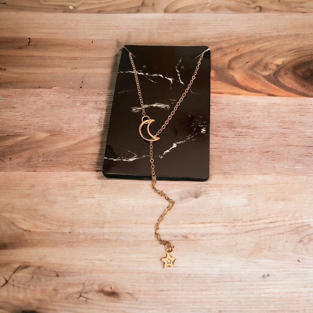 ✨BOUTIQUE✨ Moon And Star Necklace
